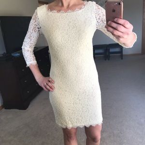 DVF Ivory Zarita Dress